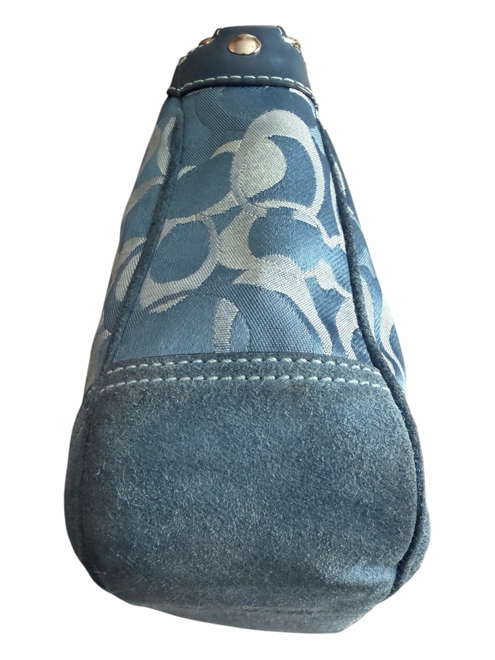 Coach Y2K Chelsea Optic Signature Jacquard and Suede Shoulder Bag - Picture 8 of 14